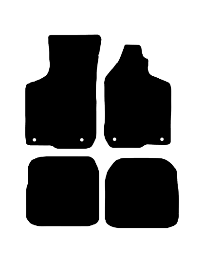 Audi A3 1996-2002 (4-clips) Car Mats Mat Shape