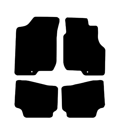 Hyundai i30 (2007-2012) Car Mats (2 Clips) Mat Shape
