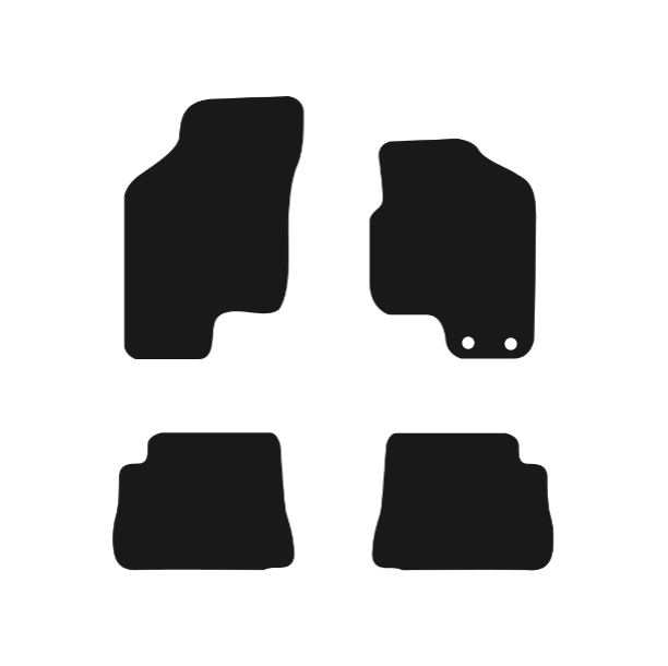 Hyundai Getz (2002-2011) Car Mats (2 clips) Mat Shape