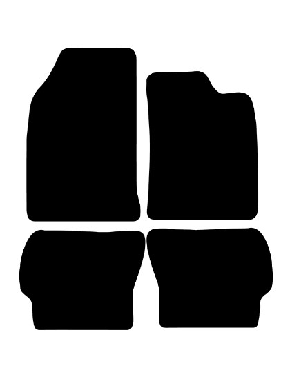 Ford Fiesta MK6 (2002-2008) Car Mats (No Fixings) Mat Shape