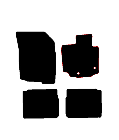 Suzuki S-Cross Hybrid (2020-2022) Car Mats Mat Shape
