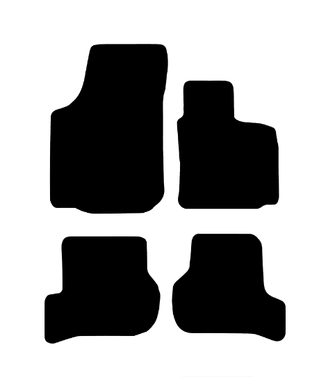 Seat Leon (2005-2009) Car Mats (Pre-Facelift No Cips) Mat Shape