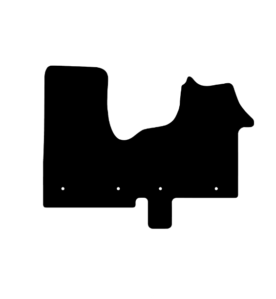 Renault Trafic Van (2014-2022) Van Mats (1 - Piece) Mat Shape