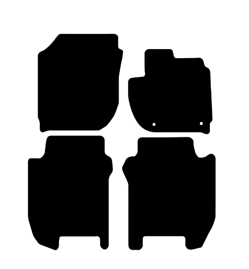 Honda Jazz Manual (2015-2020) Car Mats (2 clips) Mat Shape