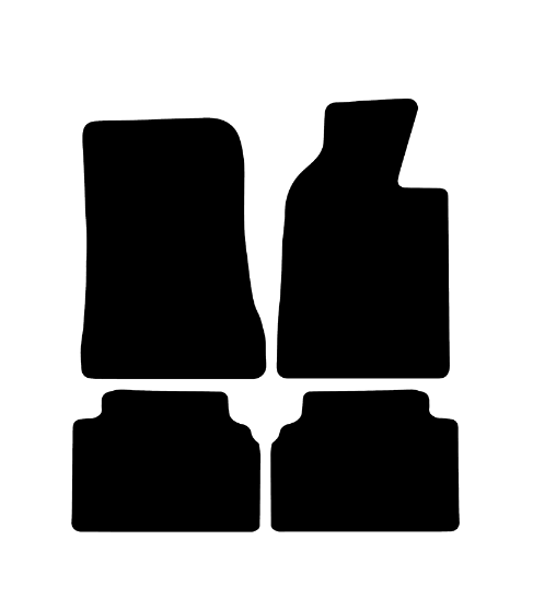 BMW 5 Series E34 (1988-1997) Car Mats Mat Shape