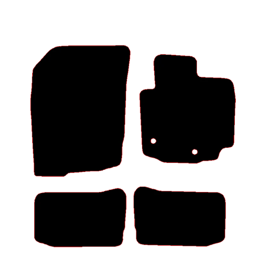 Suzuki Vitara Hybrid (2022-2024) Car Mats Mat Shape