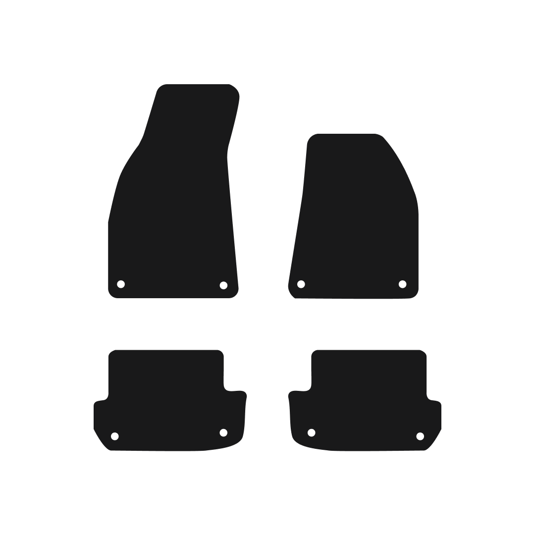 Audi A4 Cabriolet (2005-2008) Car Mats Mat Shape