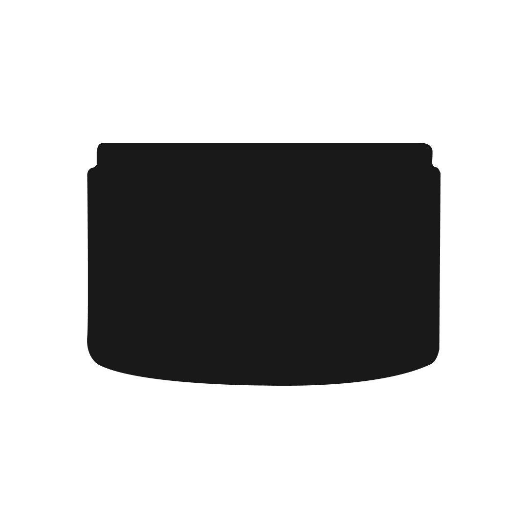 Audi A1 (2010-2019) Boot Mat (Shelf) Mat Shape