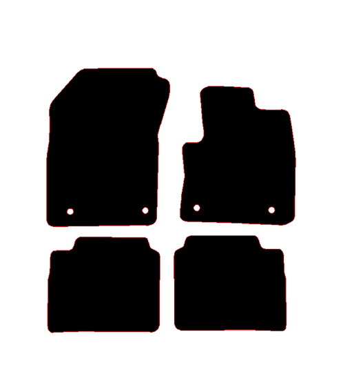 Nissan X-Trail (2022-2024) Car Mats (E Power Model) Mat Shape