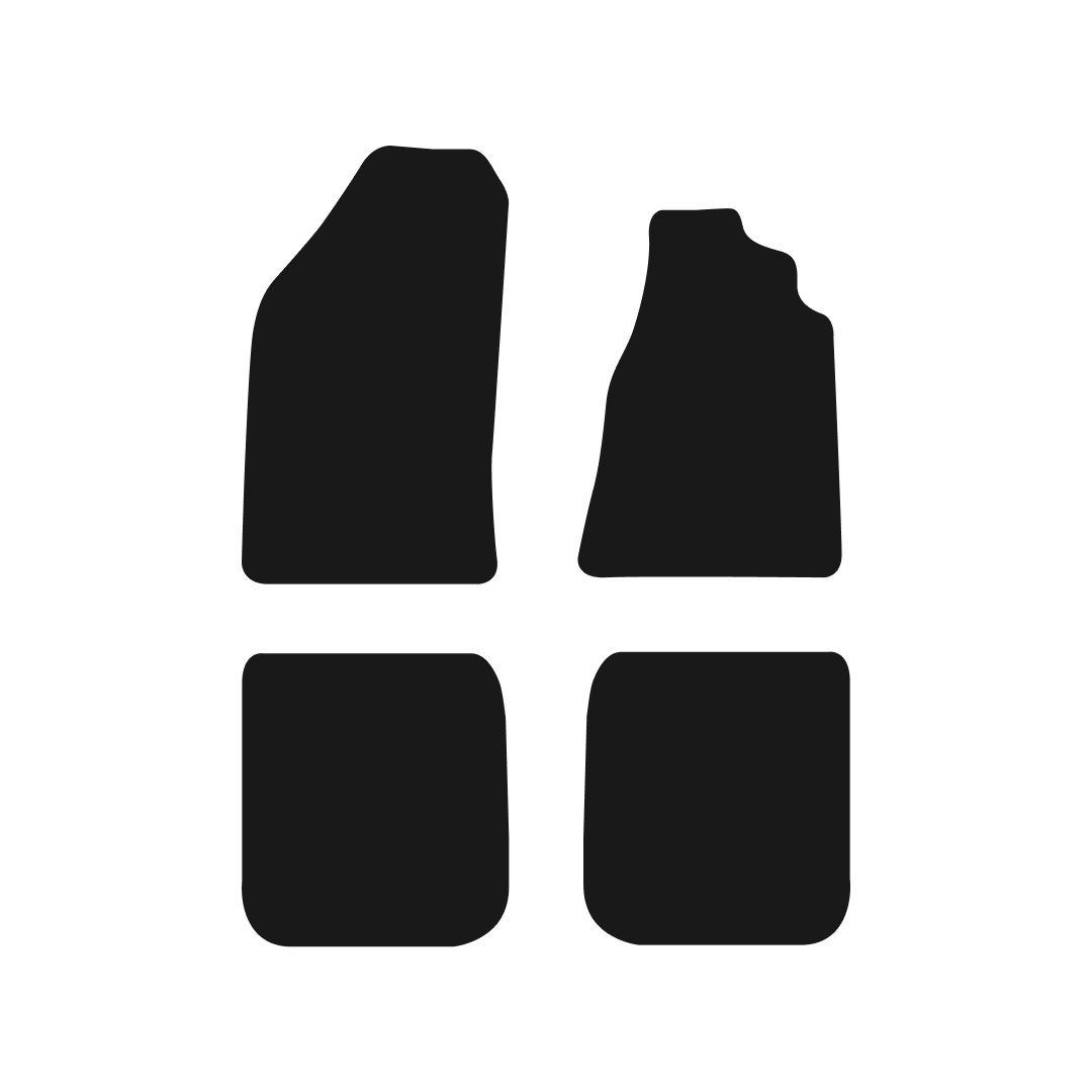 Audi 80 (MK B4) (1991-1996) Car Mats (1 Clip) Mat Shape