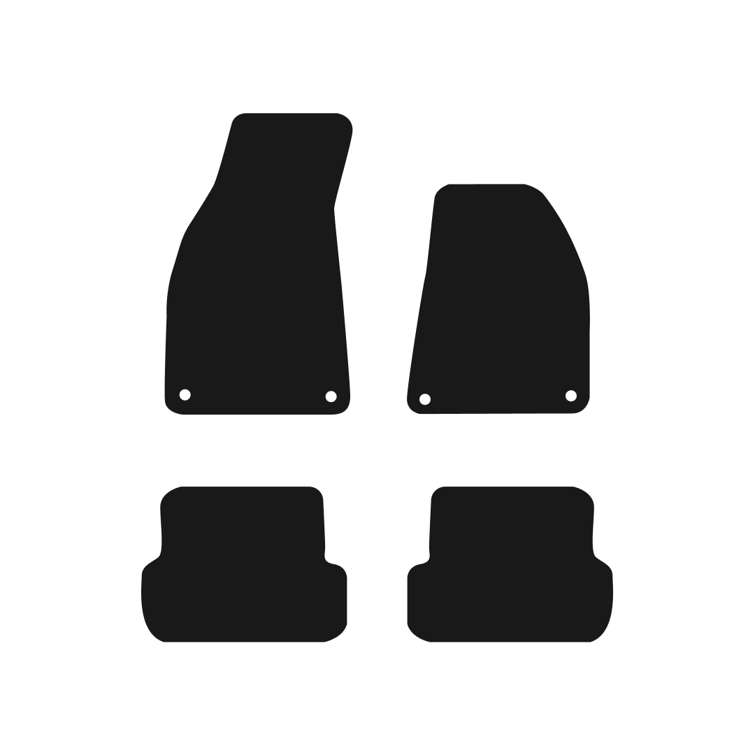Audi A4 2002-2005 Car Mats Mat Shape