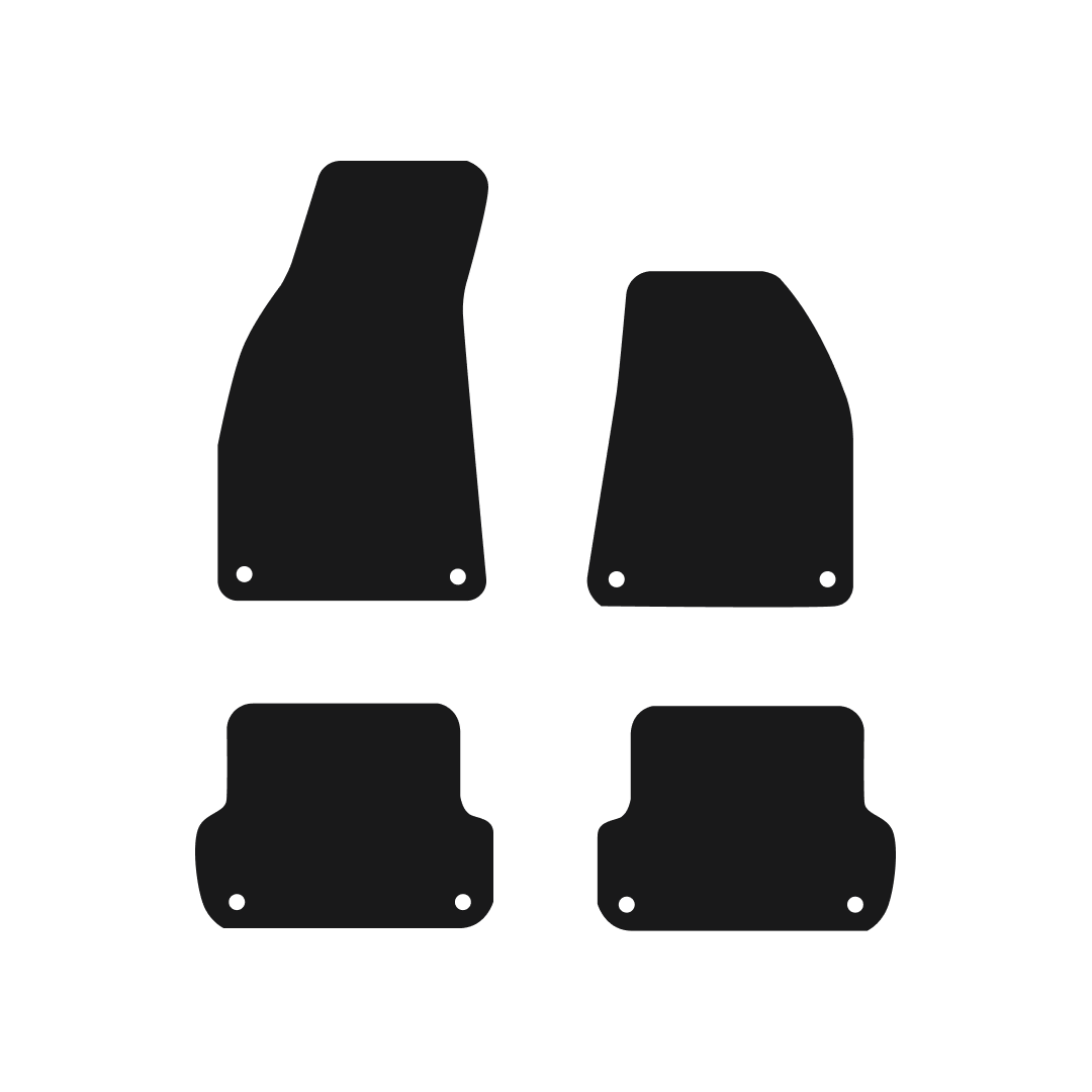 Audi A4 2006-2008 Car Mats Mat Shape