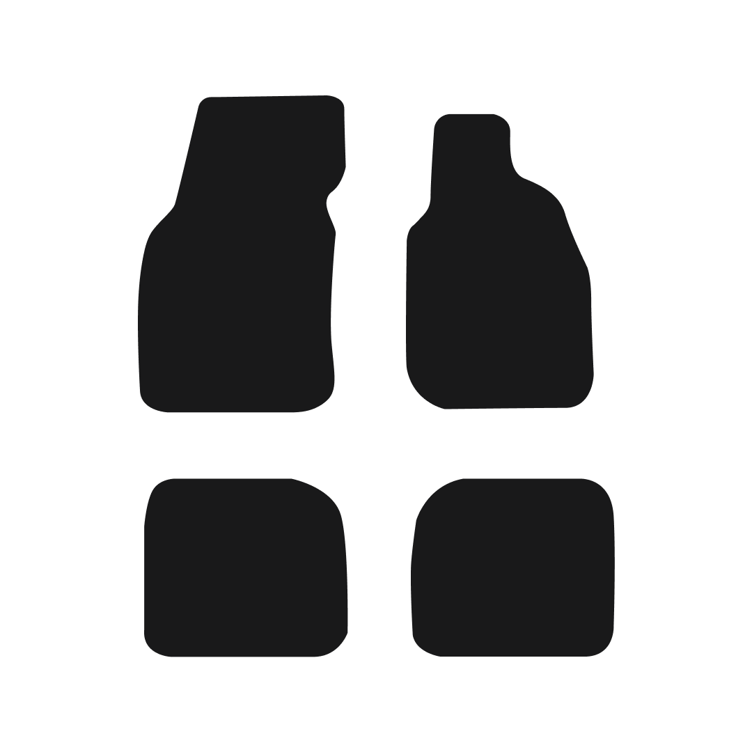 Audi A6 (1996-2003) Car Mats Mat Shape