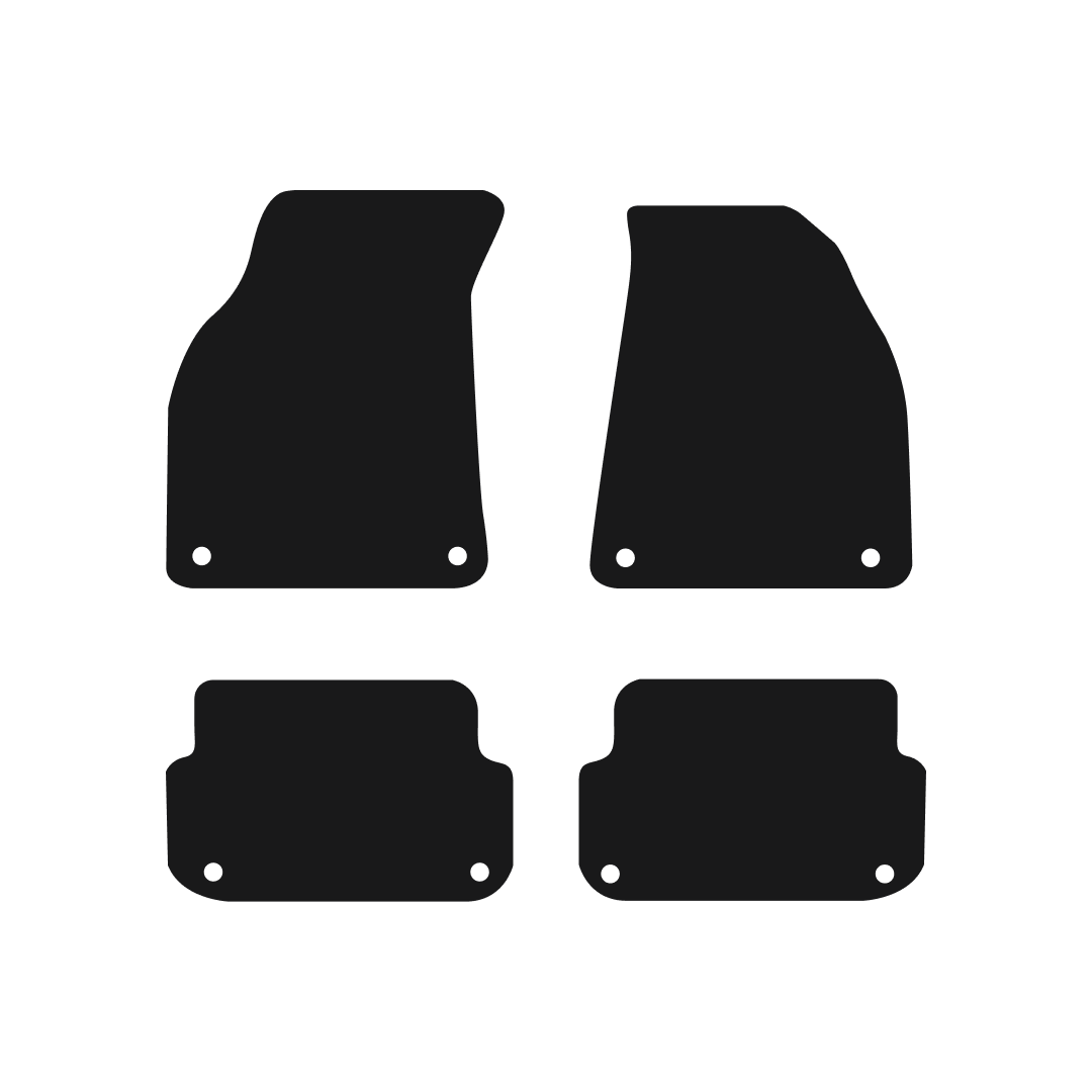Audi A6 (Not Quattro) (2004-2009) Car Mats Mat Shape