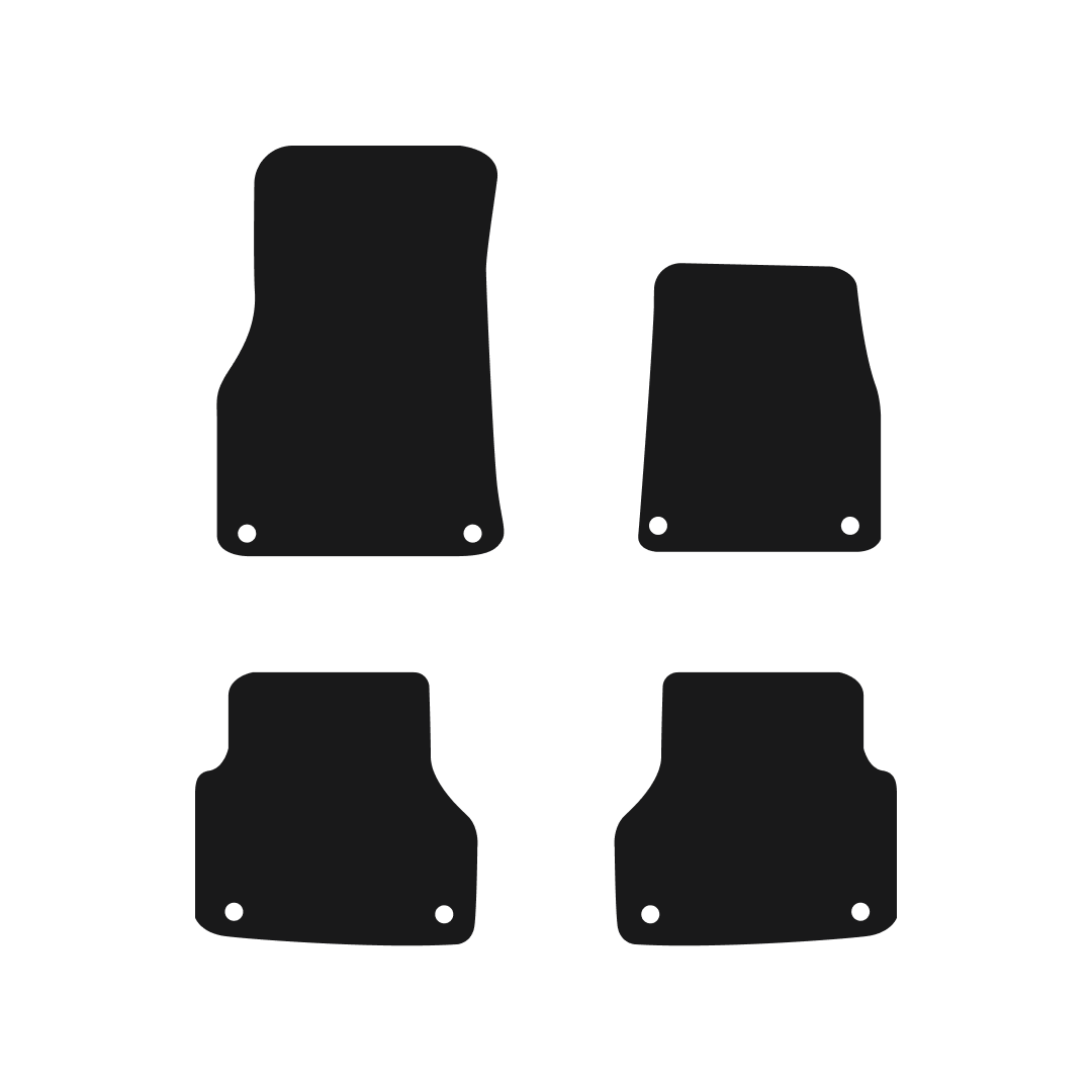 Audi A6 (2018-2024) Car Mats Mat Shape