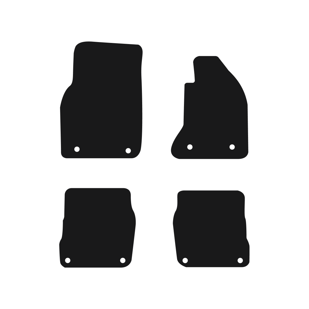 Audi A6 Quattro (1997-2004) Car Mats Mat Shape
