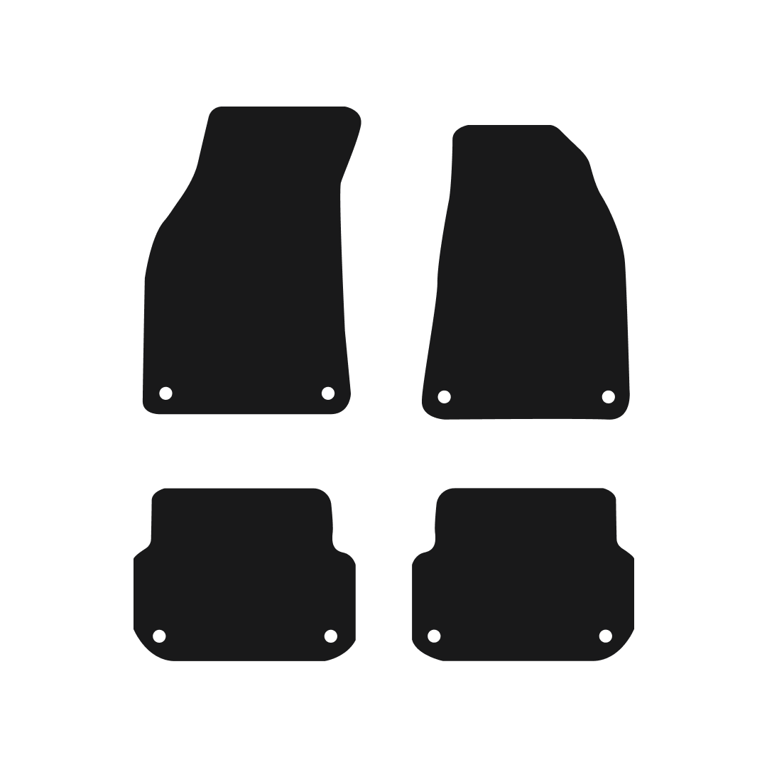 Audi RS6 (2004-2011) Car Mats Mat Shape