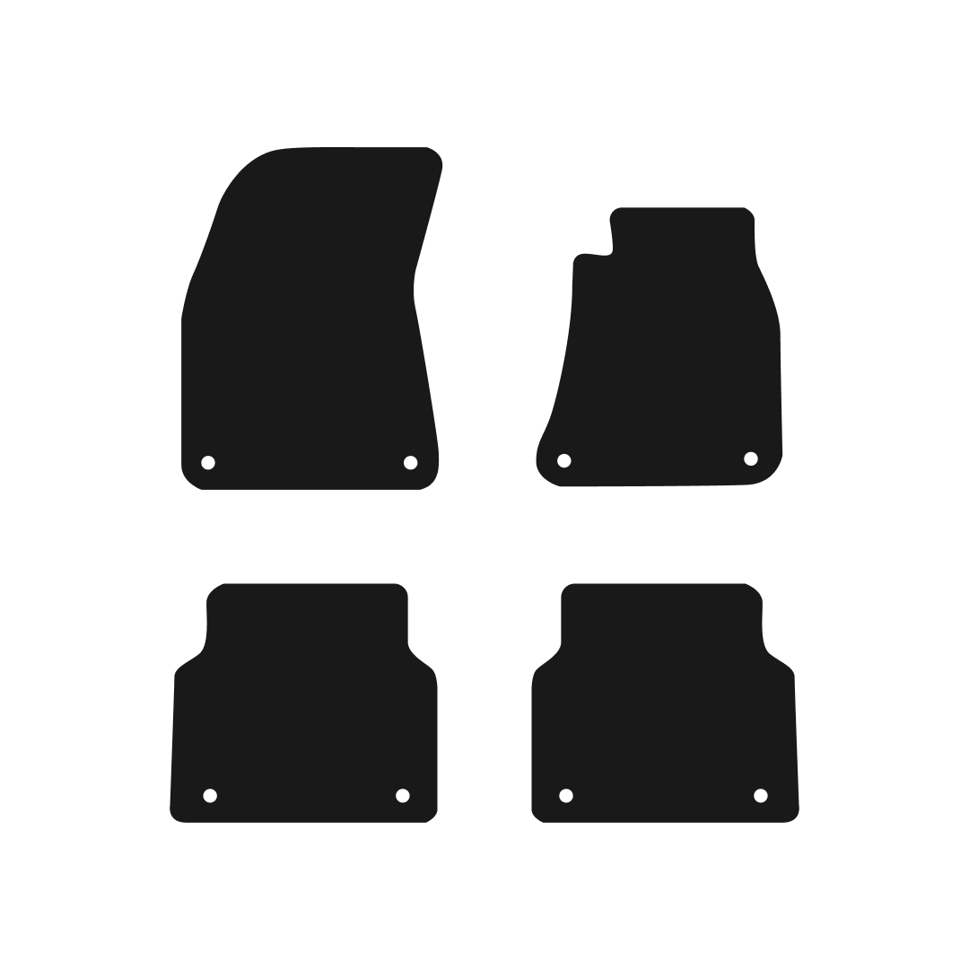 Audi A8 (2010-2018) Car Mats Mat Shape