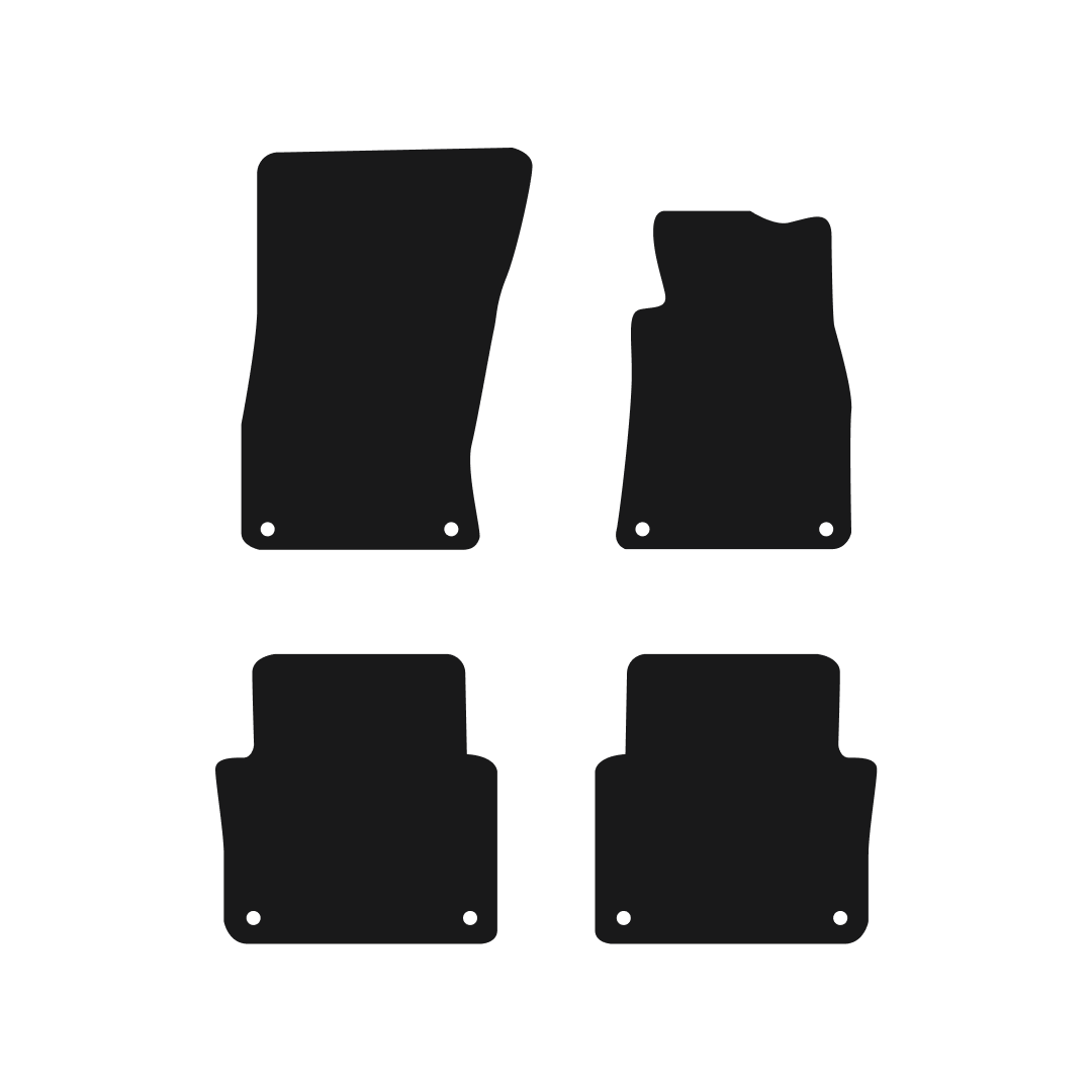 Audi A8 Quattro (2003-2011) Car Mats Mat Shape