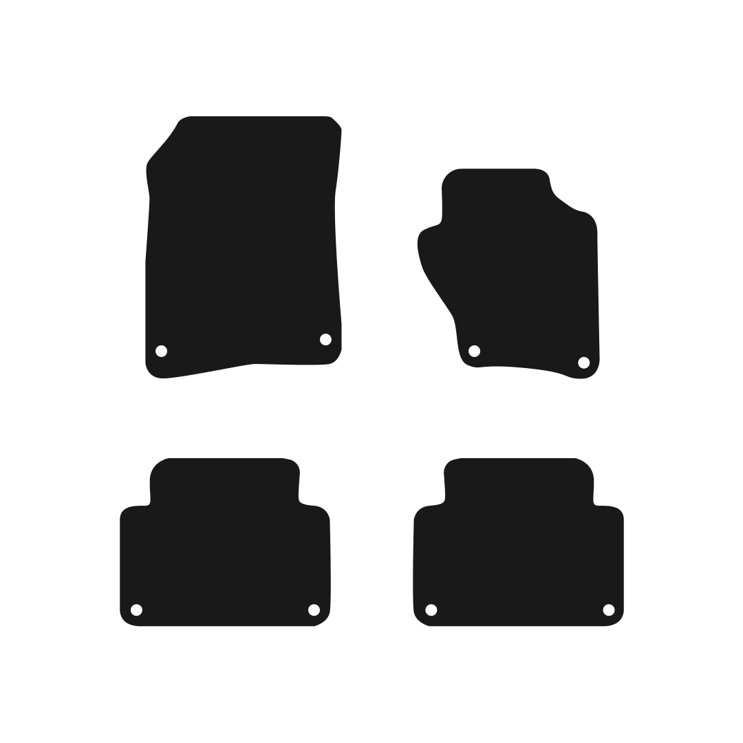 Audi Q7 (2006-2016) Car Mats Mat Shape