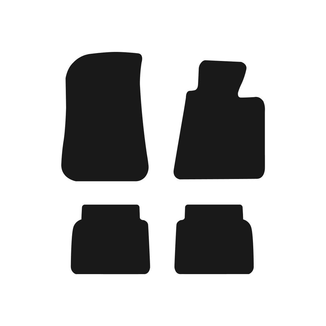 BMW 3 Series E30 Saloon & Estate (1982-1994) Car Mats Mat Shape