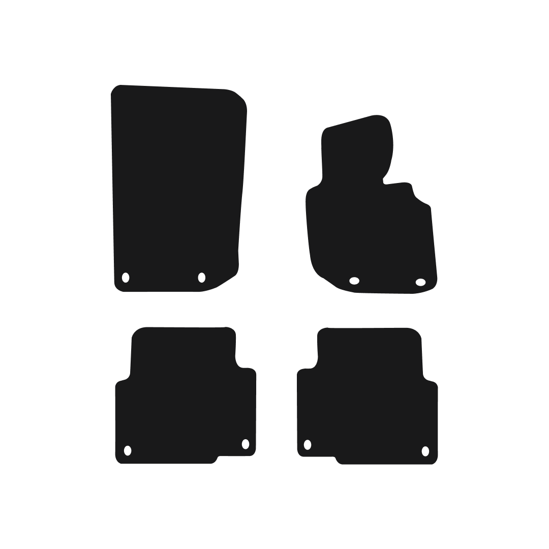 BMW 3 Series E36 Coupe (1993-1999) Car Mats - 8 Clips Mat Shape
