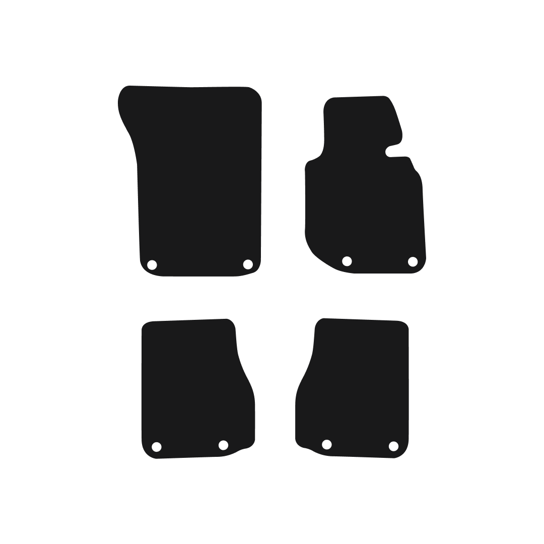 BMW 3 Series E36 Convertible (1993-1999) Car Mats Mat Shape