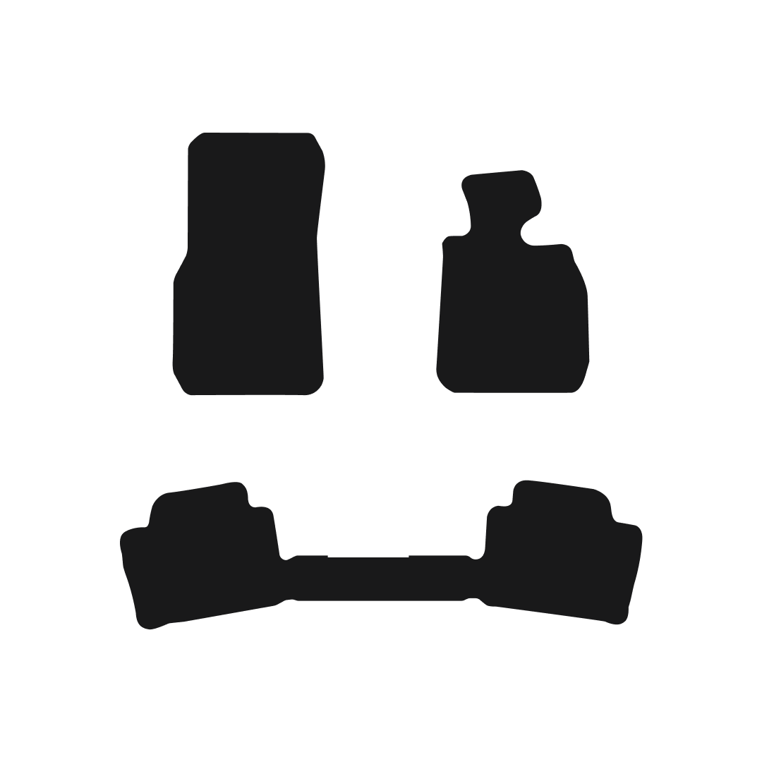 BMW 3 Series F30 & F31 (2012-2019) Car Mats (1 pc rear) Mat Shape