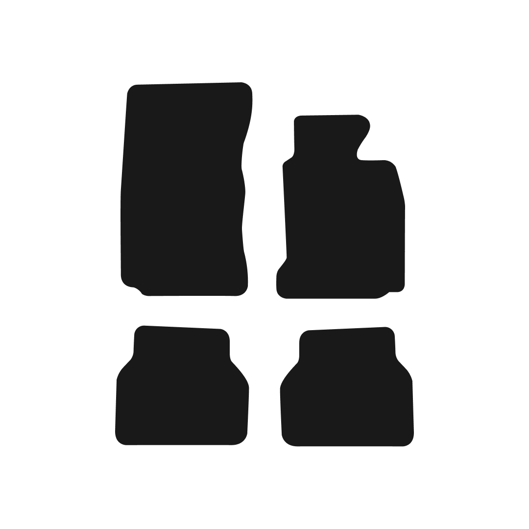 BMW 5 Series E39 (1996-2003) Car Mats Mat Shape