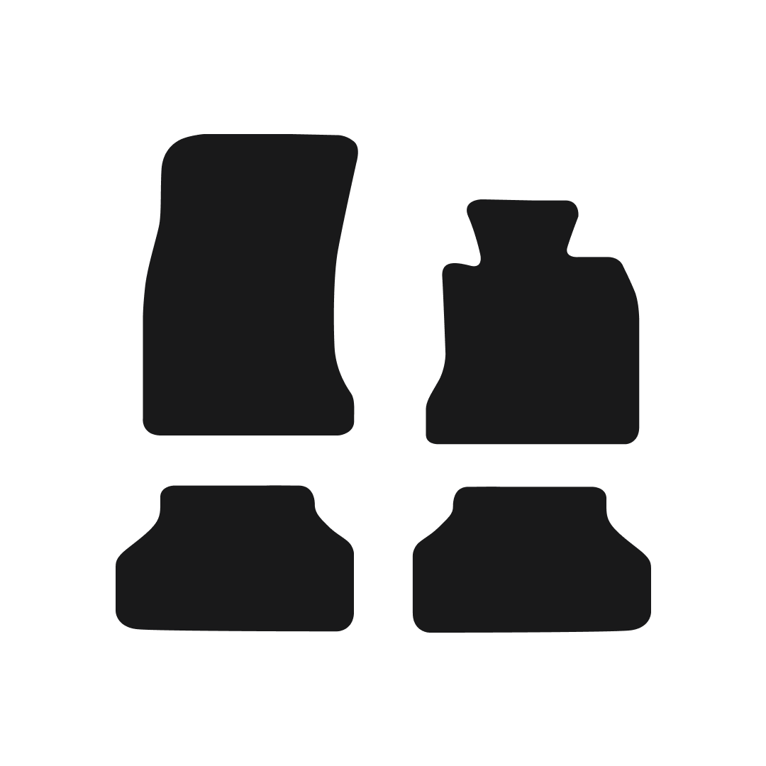 BMW 5 Series E60 (2003-2010) Car Mats Mat Shape