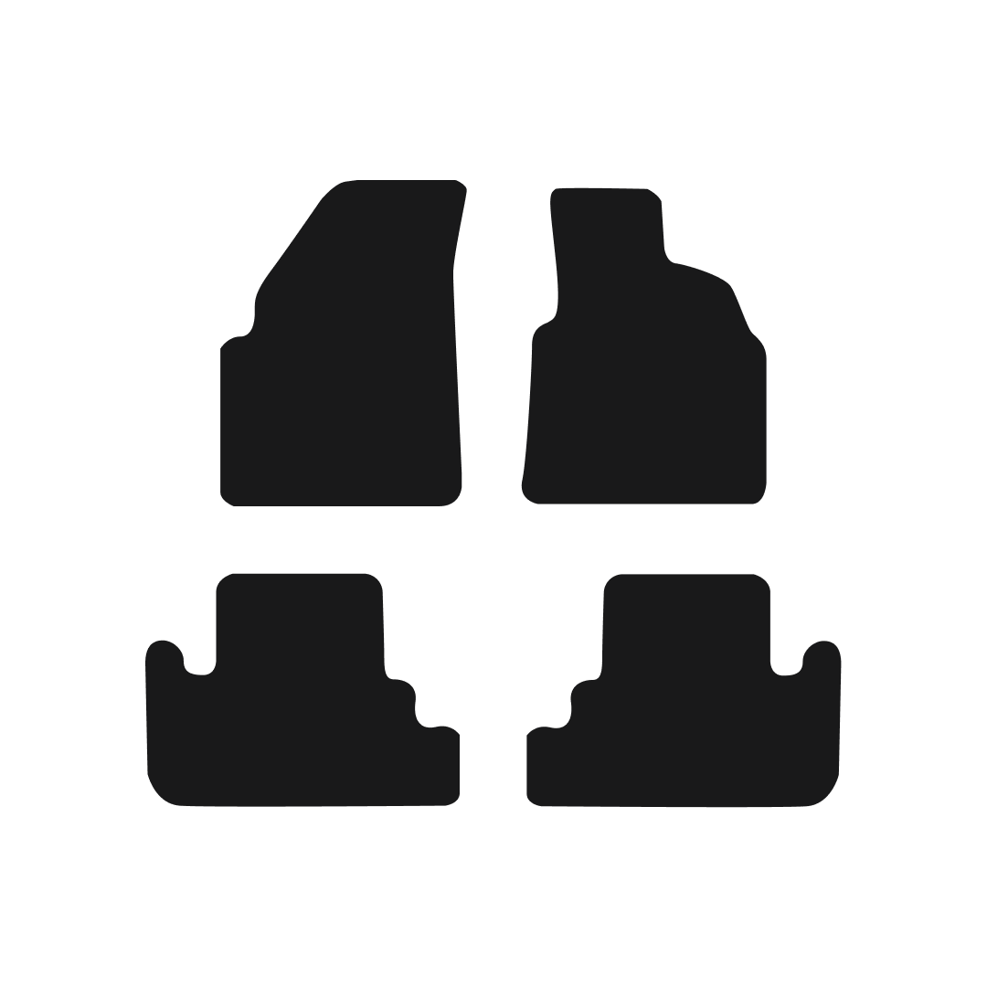 Chevrolet Tacuma (2005-2008) Car Mats Mat Shape