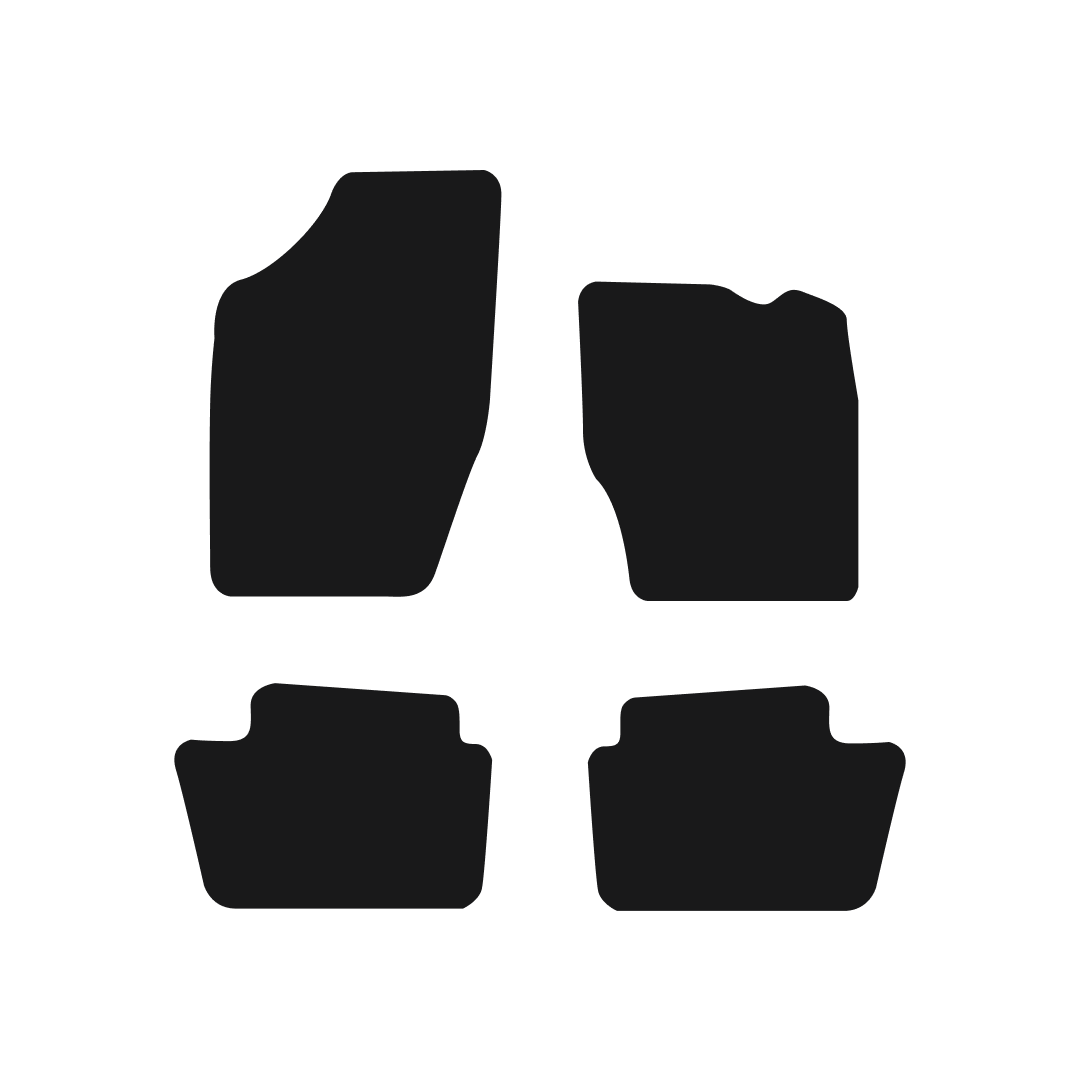 Citroen C4 (2004-2010) Car Mats (Not Picasso) Mat Shape