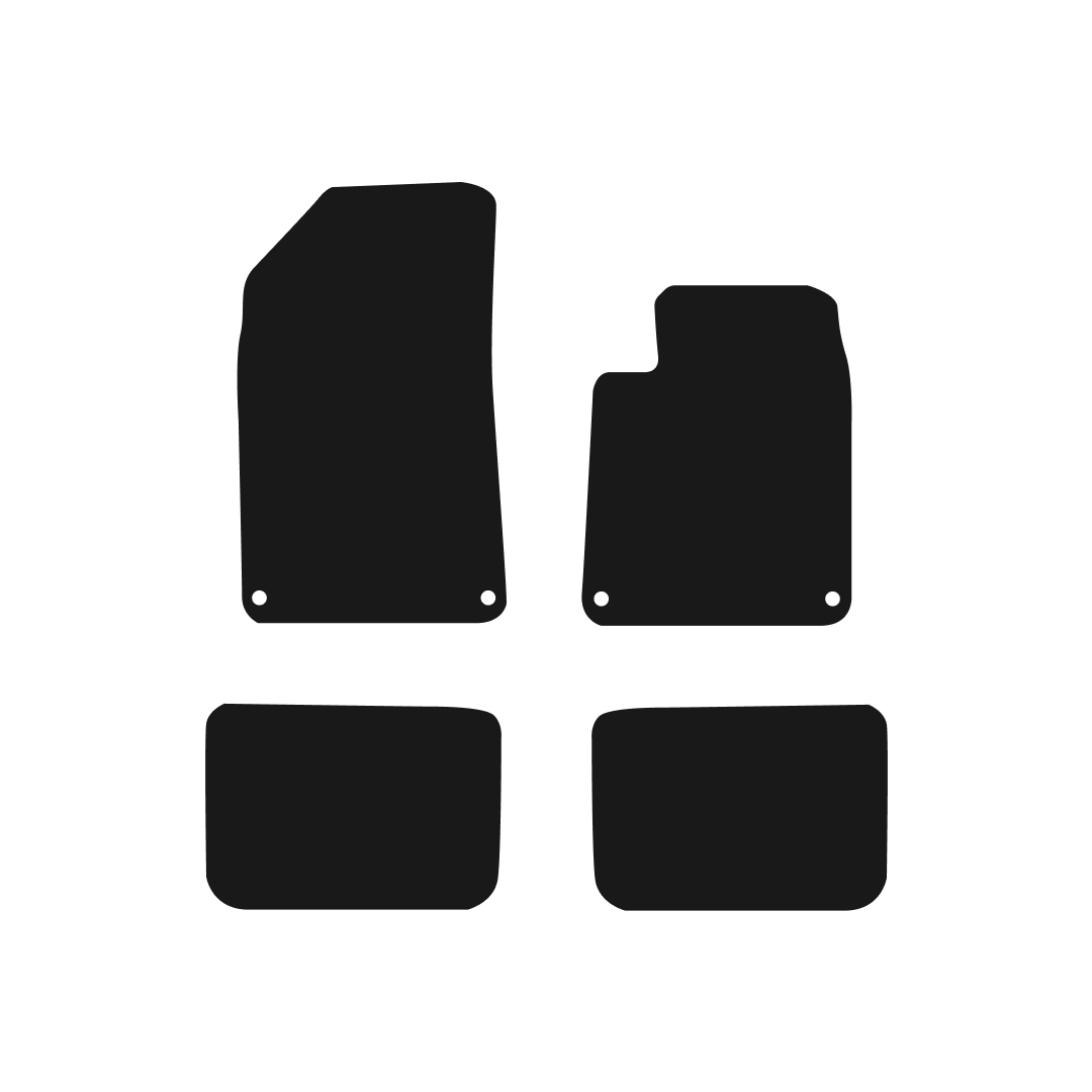 Citroen C6 (2006-2012) Car Mats Mat Shape