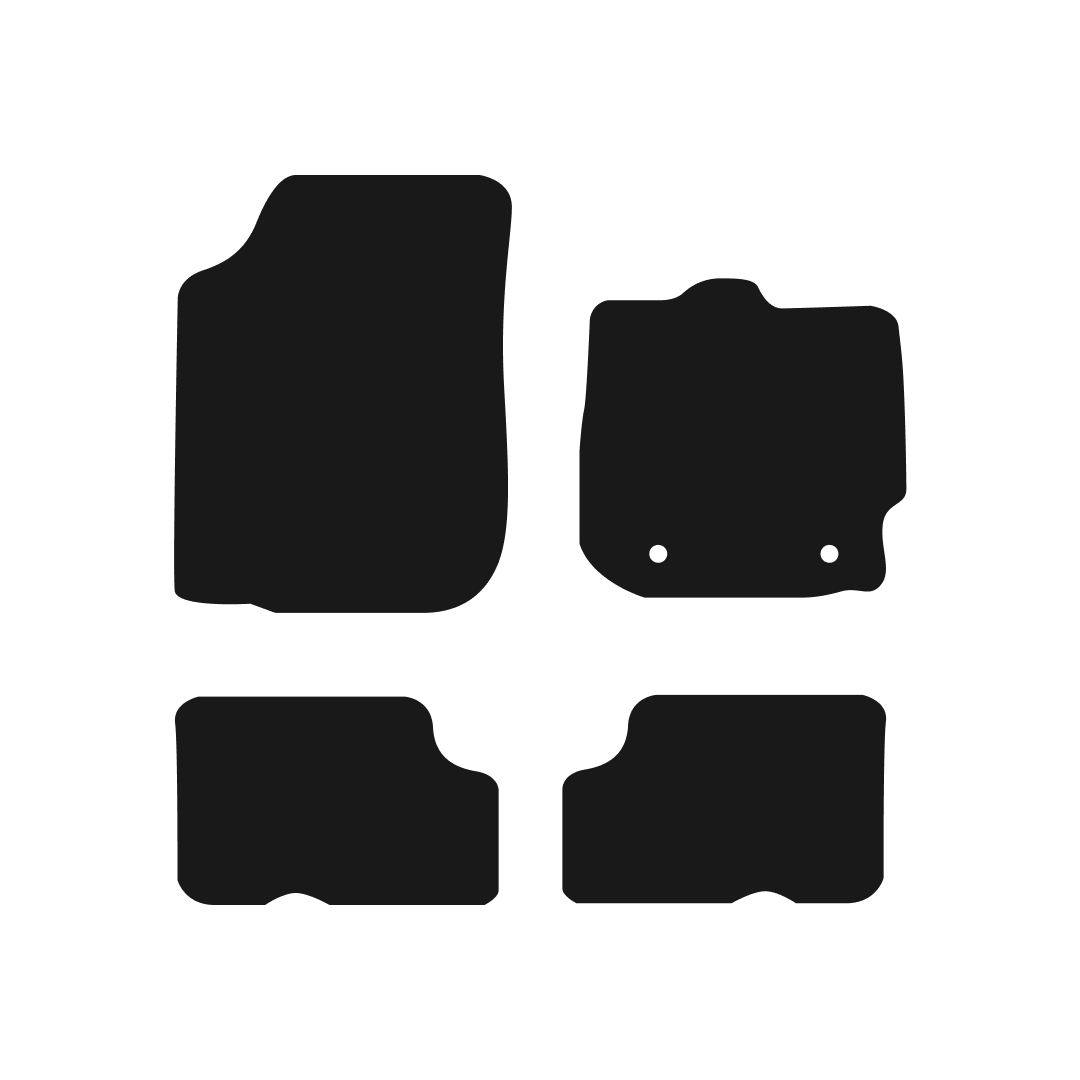Dacia Duster (2010-2018) Car Mats Mat Shape