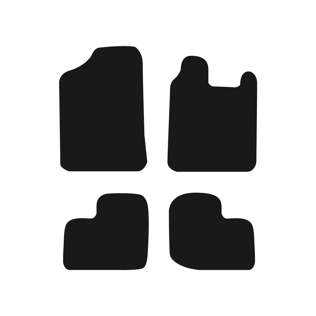 Daihatsu Charade (2003-2007) Car Mats Mat Shape