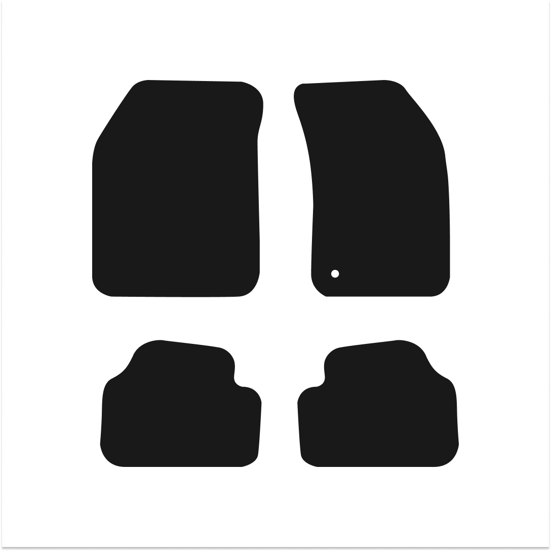 Dodge Avenger (2007-2009) Car Mats Mat Shape