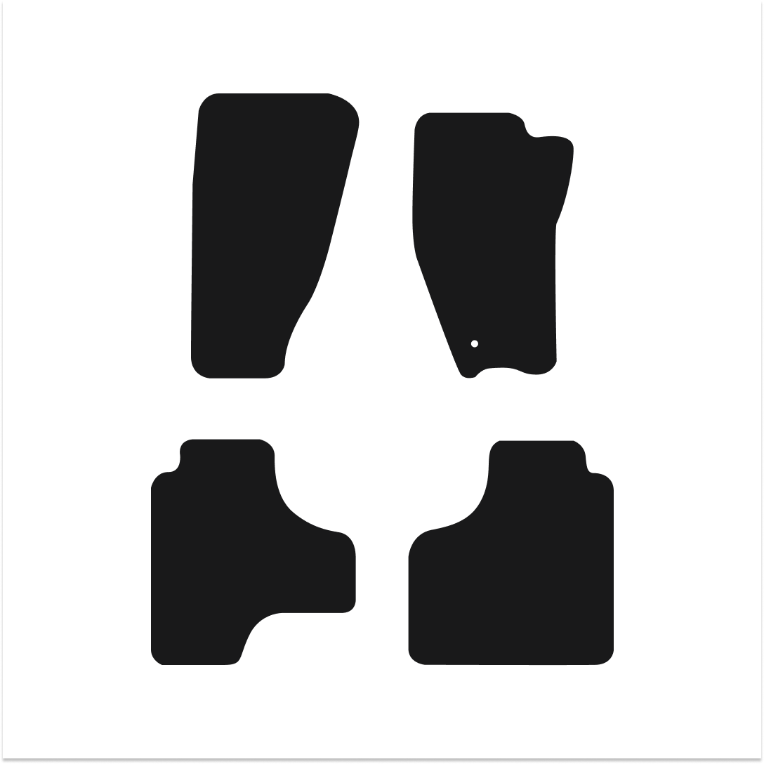 Dodge Nitro (2007-2009) Car Mats Mat Shape