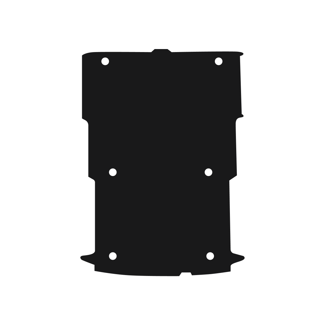Fiat Doblo LWB Van (2010-2022) Van Mat (Rear Mat) Mat Shape