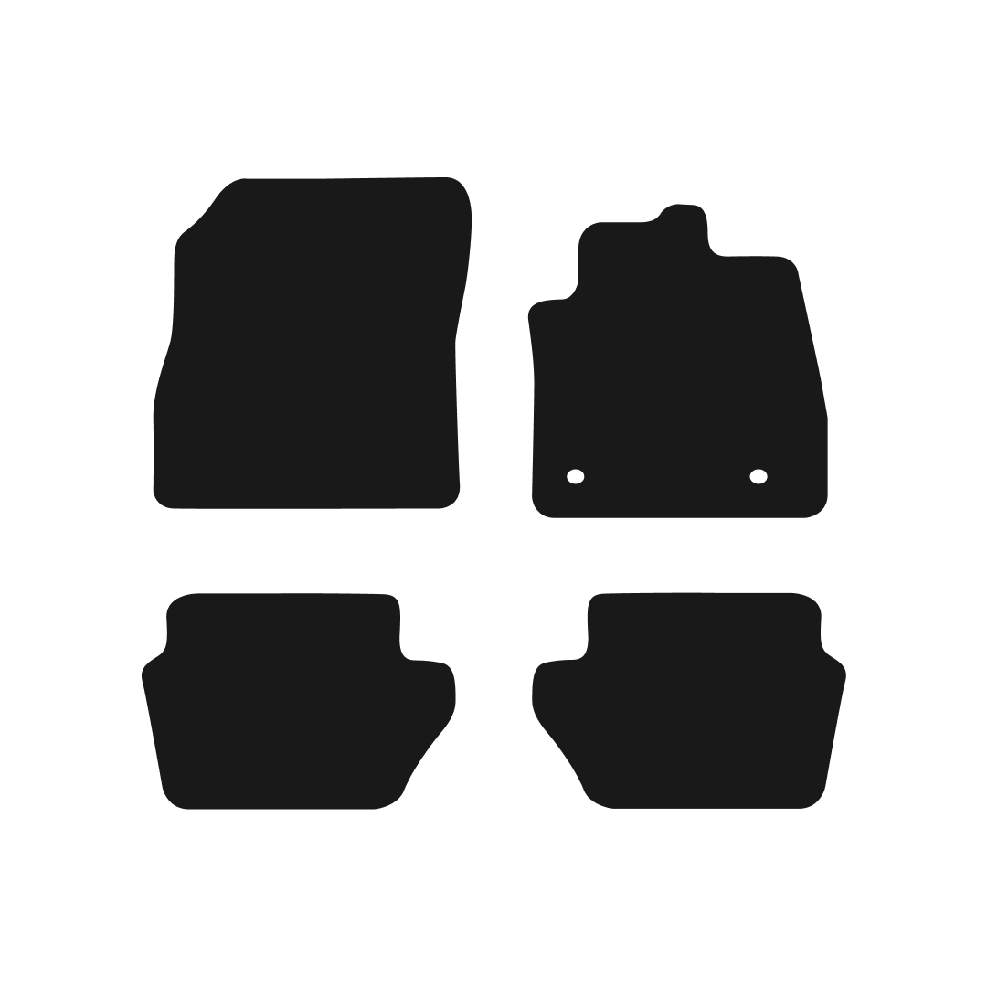 Ford Fiesta MK8 (2017-2023) Car Mats Mat Shape