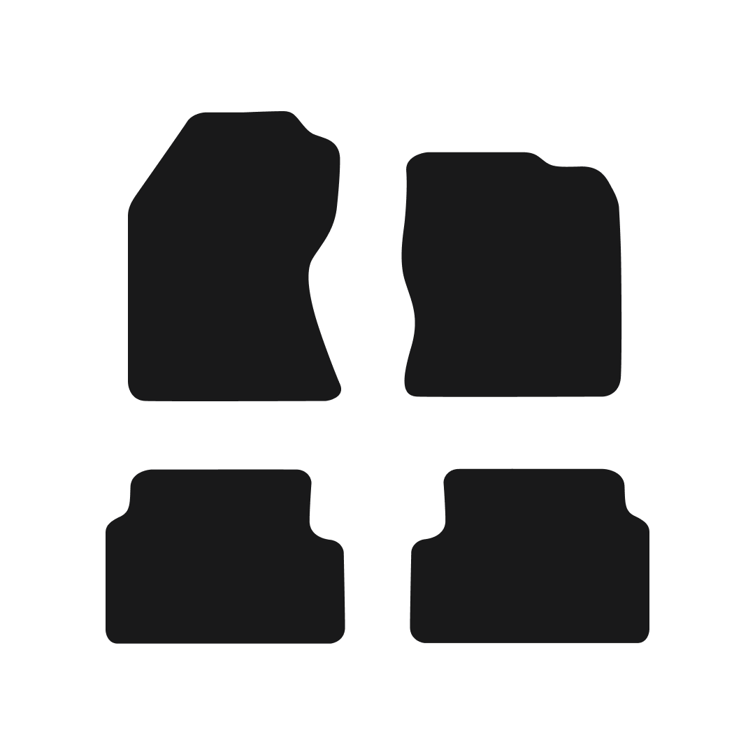 Ford Focus (No Clips) (1998-2004) Car Mats Mat Shape