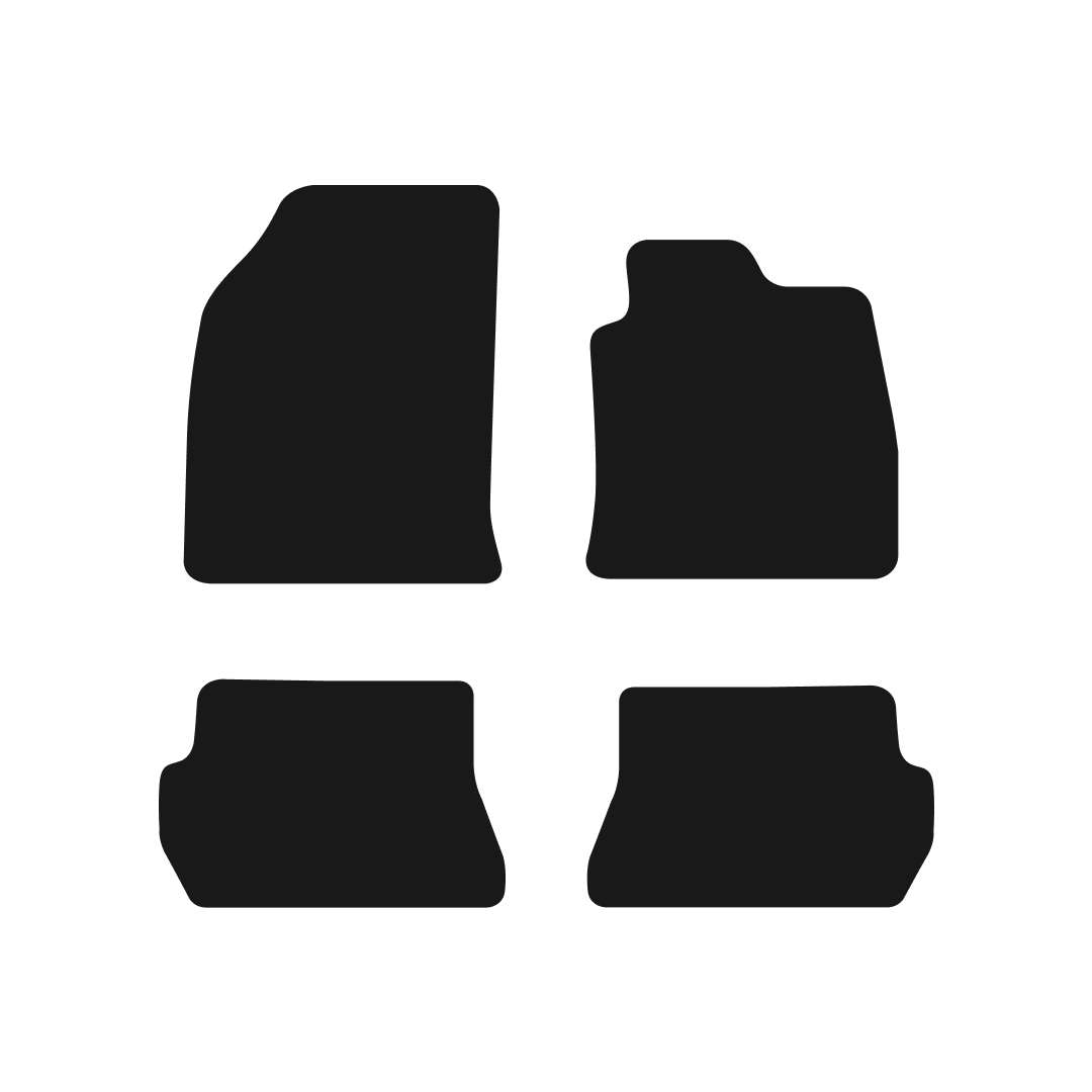 Ford Fusion Automatic (2002-2012) Car Mats Mat Shape