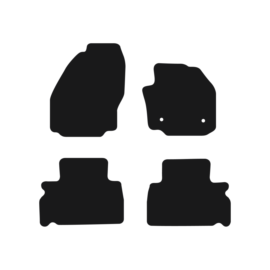 Ford Galaxy (2014-2015) Car Mats (5-Seat) Mat Shape