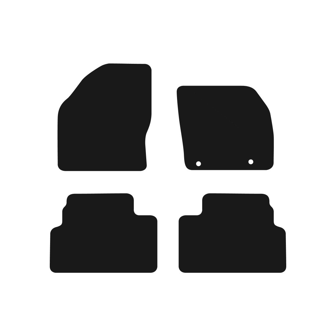 Ford Kuga (2008-2012) Car Mats (Oval Clips) Mat Shape