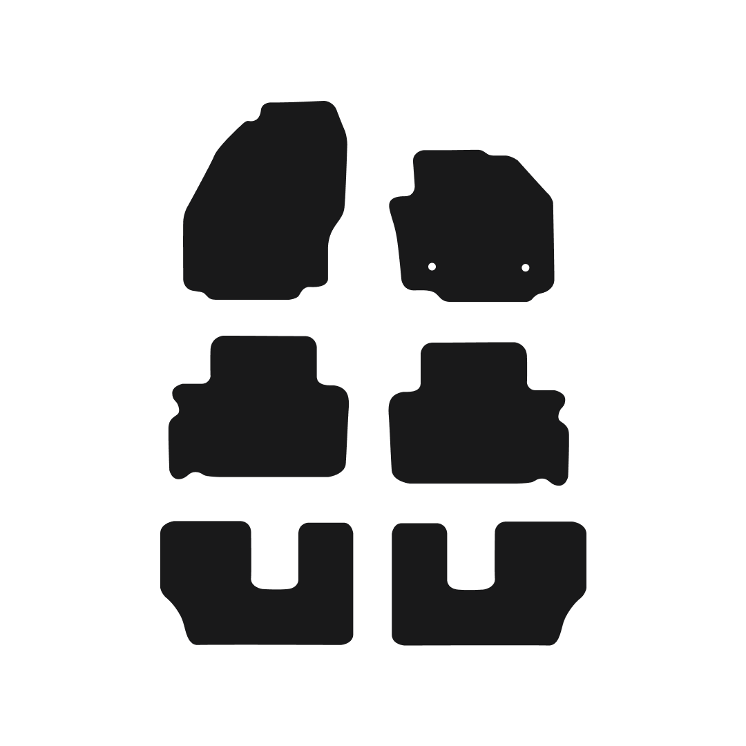 Ford S Max (2011-2015) 7 Seat Mode Car Mats Mat Shape