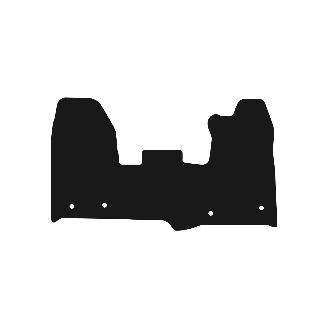 Ford Tourneo Custom Minibus (2015-2018) Van Mats (driver clips offset) Mat Shape