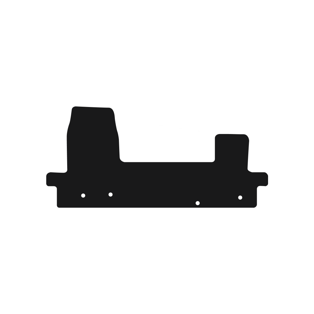 Ford Transit Electric Van (2022-2024) Van Mats (4 Clips) Mat Shape
