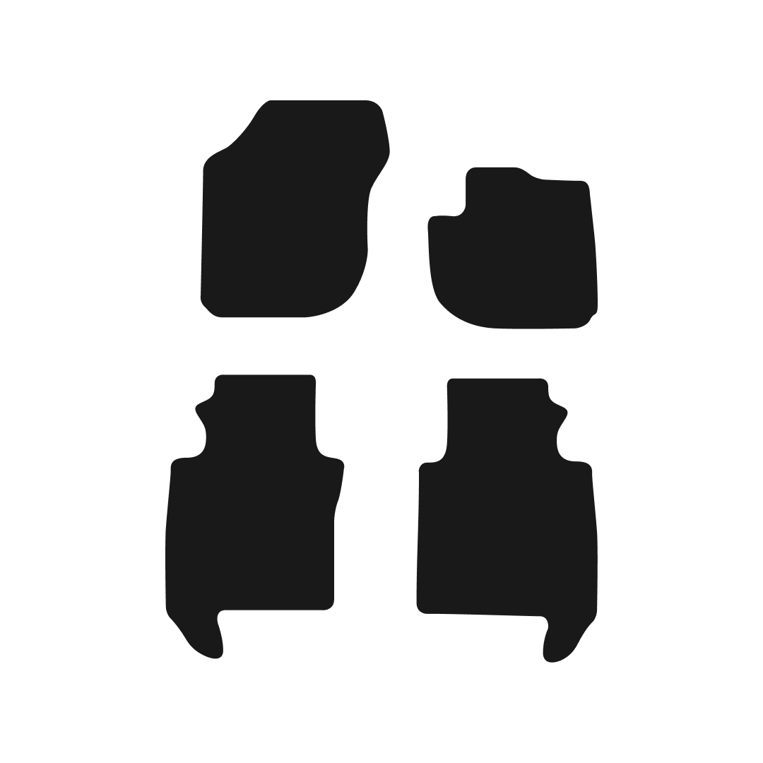 Honda HR-V eHEV (2020-2024) Car Mats (no-clips) Mat Shape