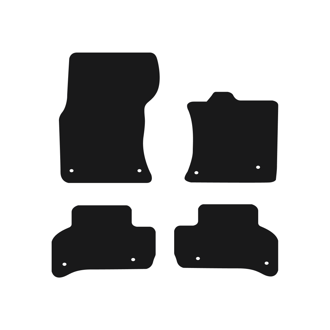 Jaguar XE (2015-2024) Car Mats Mat Shape