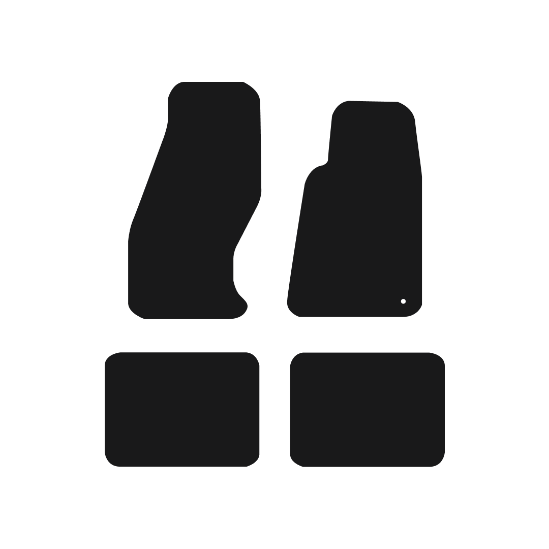 Jeep Cherokee (2002-2005) Car Mats Mat Shape