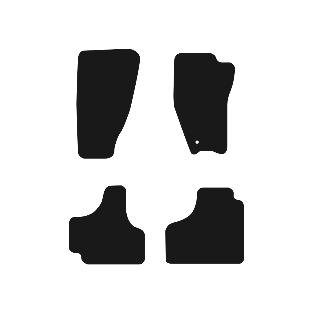 Jeep Cherokee (2008-2014) Car Mats Mat Shape